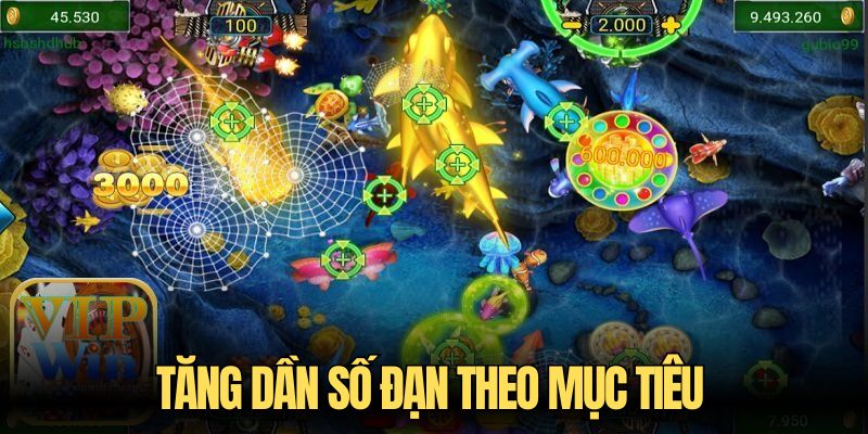 Tăng dần số đạn theo mục tiêu
