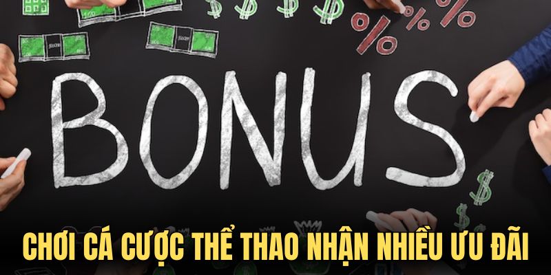 Chơi cá cược thể thao nhận nhiều ưu đãi
